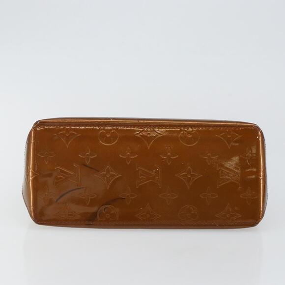LOUIS VUITTON Monogram Vernis Reade PM Hand Bag Bronze M91146 - Picture 9 of 12